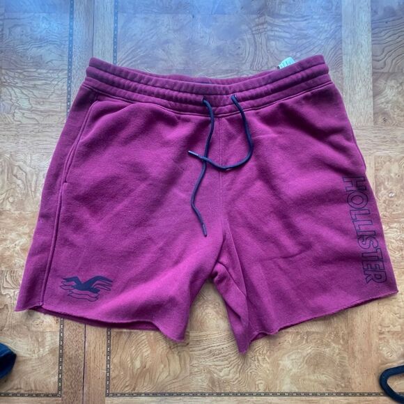 Hollister Red Comfort Sweat Shorts! - Picture 1 of 6